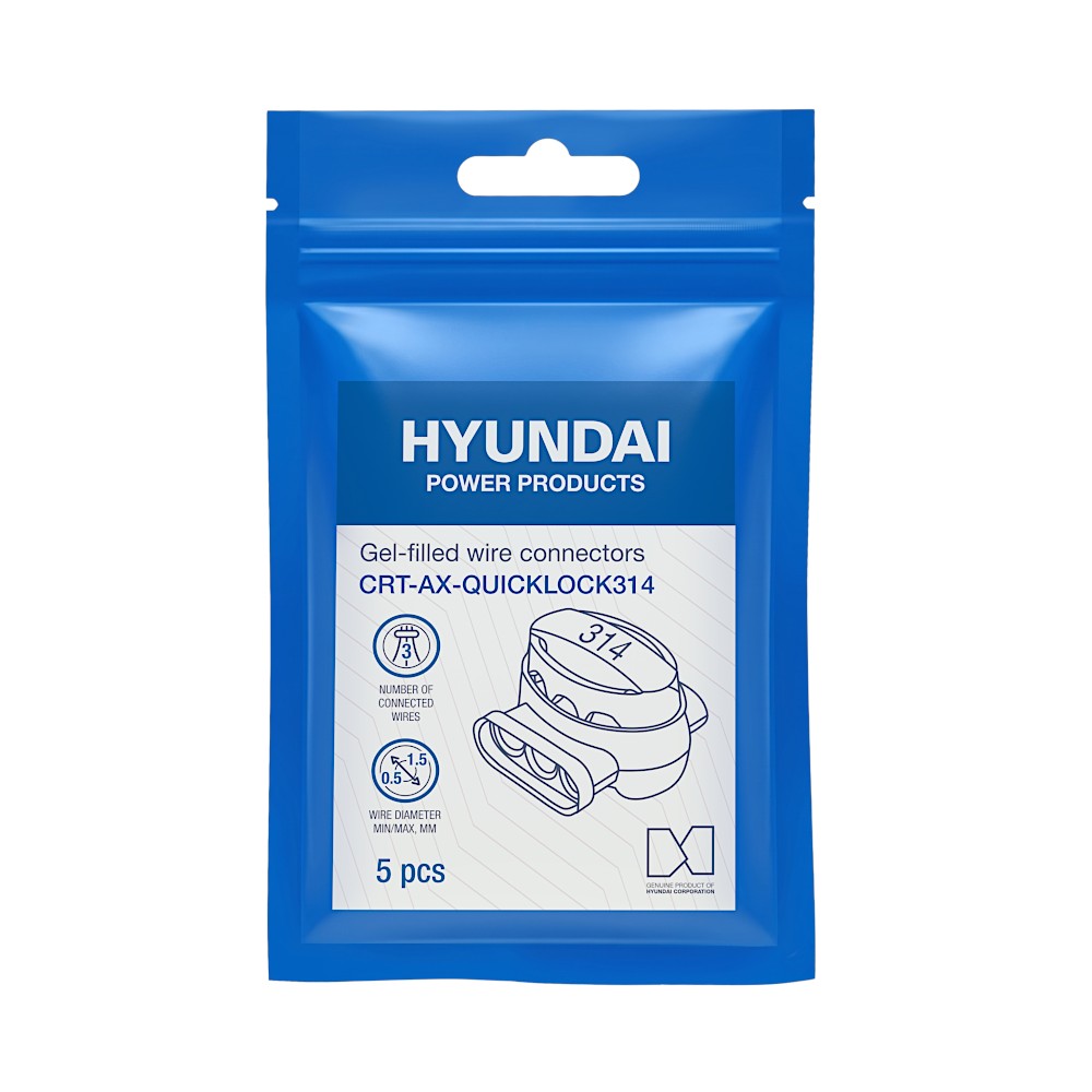 Гелезаполненные соединители проводов HYUNDAI CRT-AX-QUICKLOCK314 - 8748569